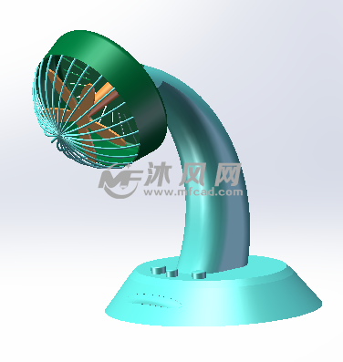 電風扇外形模型圖設計 從美學到功能的實用模型構建